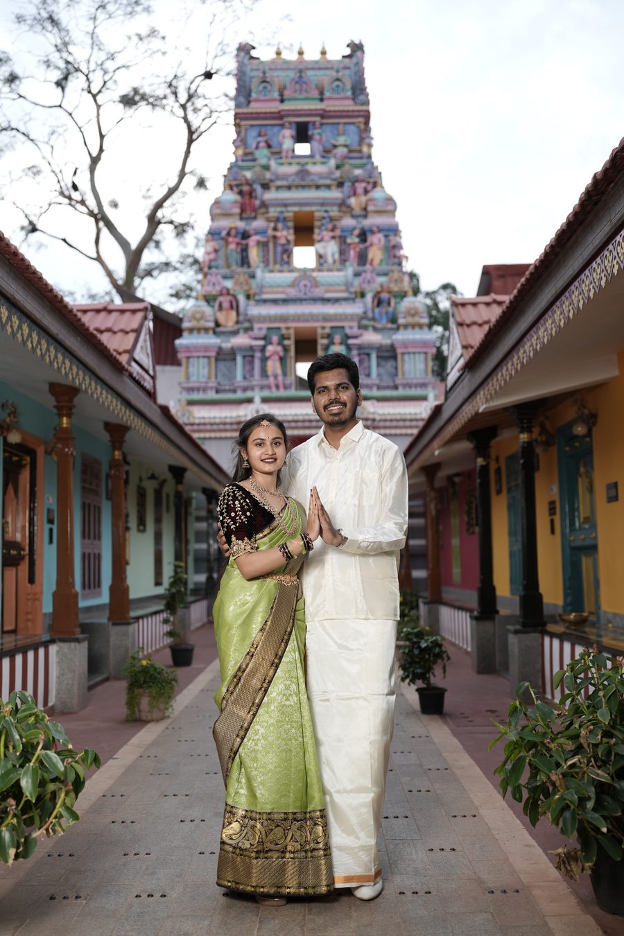 Dr. M. Shivaprakash and A. Naveeka together