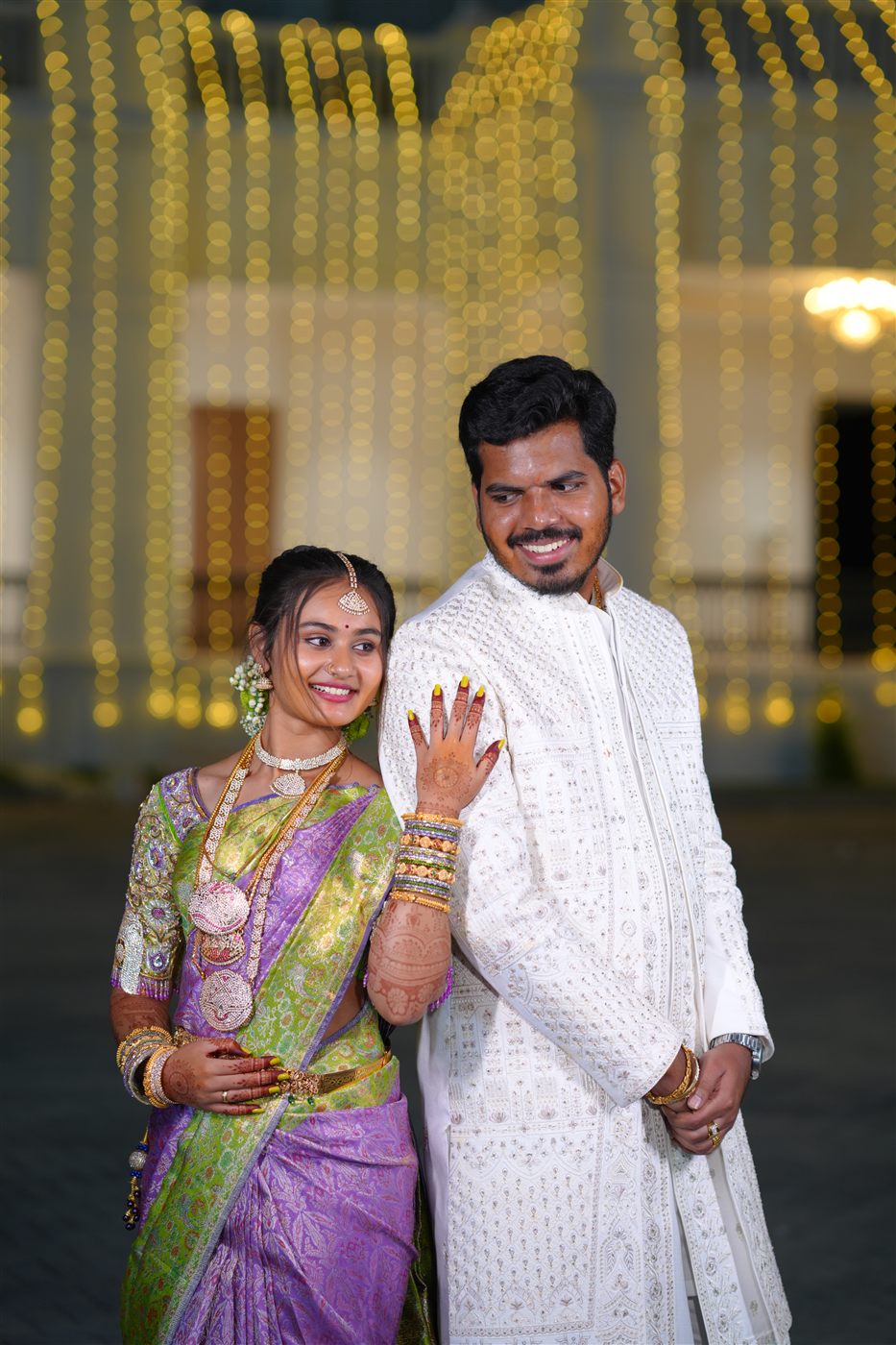 Dr. M. Shivaprakash and A. Naveeka together