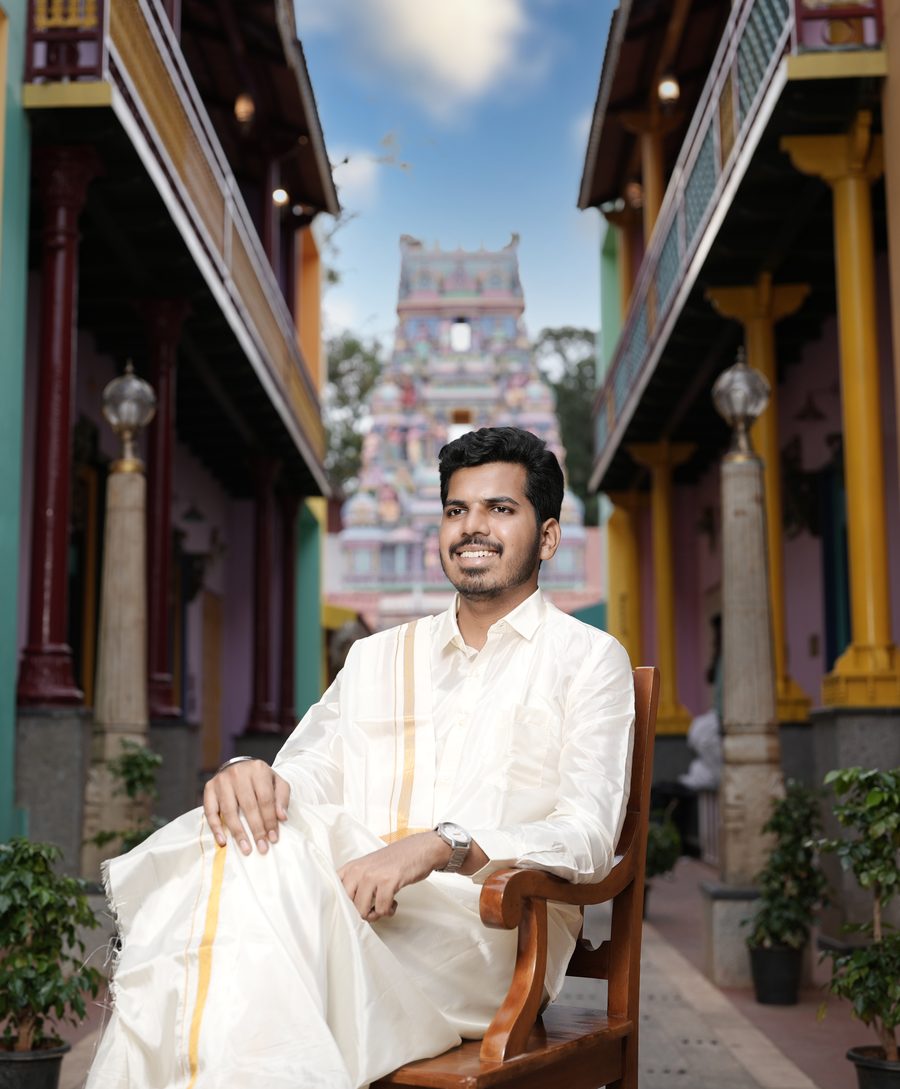 The groom, Dr. M. Shivaprakash